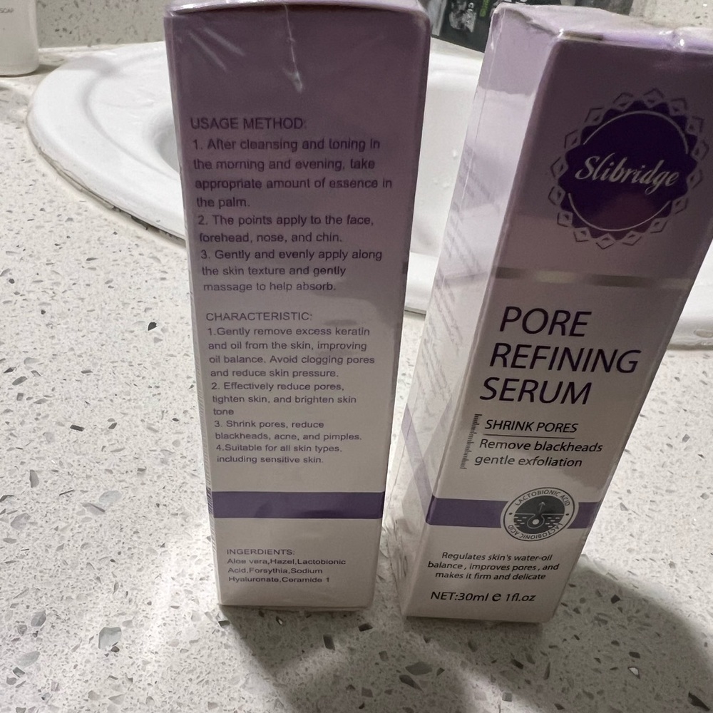 Pore refining serum, 2 pcs